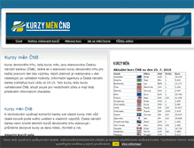 Tablet Screenshot of kurzymencnb.cz